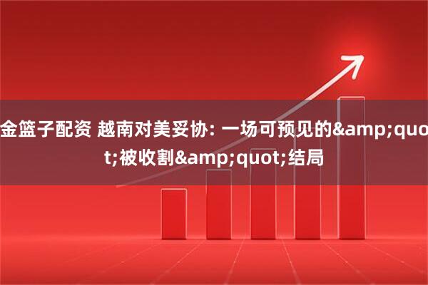 金篮子配资 越南对美妥协: 一场可预见的&quot;被收割&quot;结局