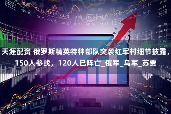 天涯配资 俄罗斯精英特种部队突袭红军村细节披露，150人参战，120人已阵亡_俄军_乌军_苏贾